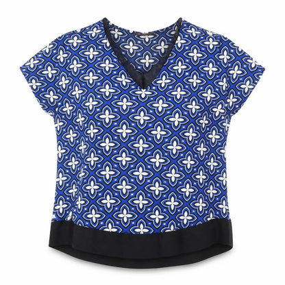 Womens UK Size 14 Marks and Spencer Blue Basic Blouse