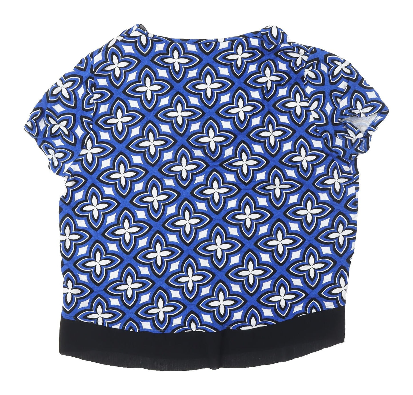 Womens UK Size 14 Marks and Spencer Blue Basic Blouse