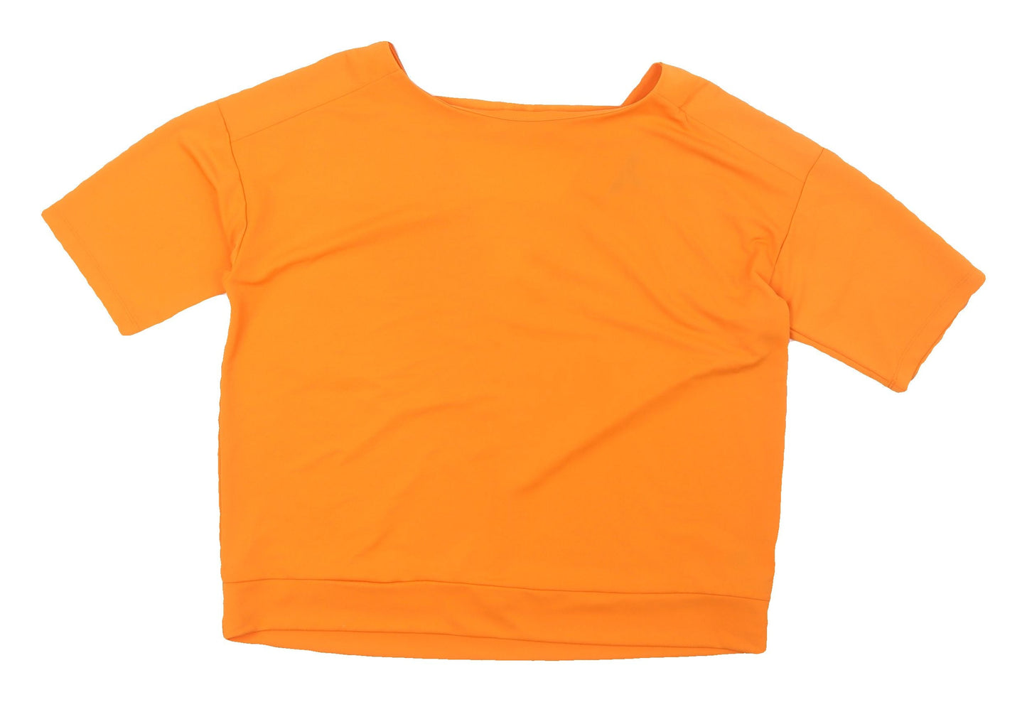 Womens UK Size 14 NEXT Orange Basic T-Shirt