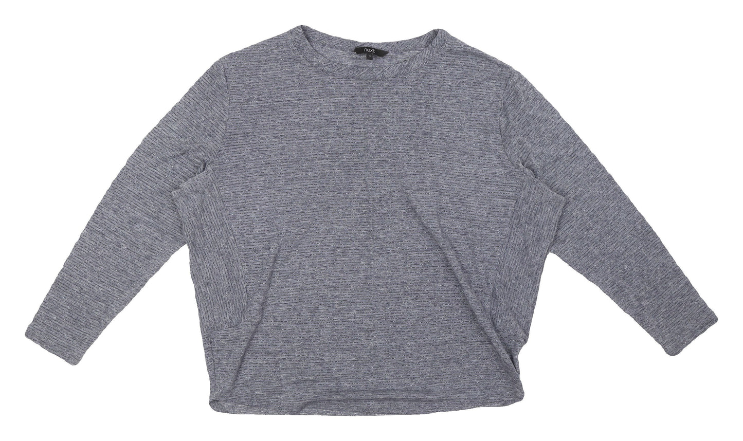 Next Women's Grey Long Sleeve Top Size 14
