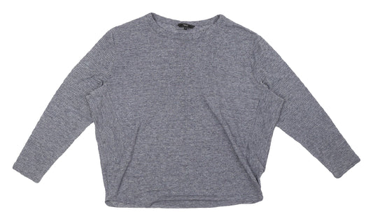 Next Women's Grey Long Sleeve Top Size 14