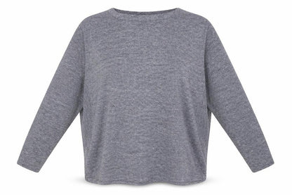 Next Women's Grey Long Sleeve Top Size 14