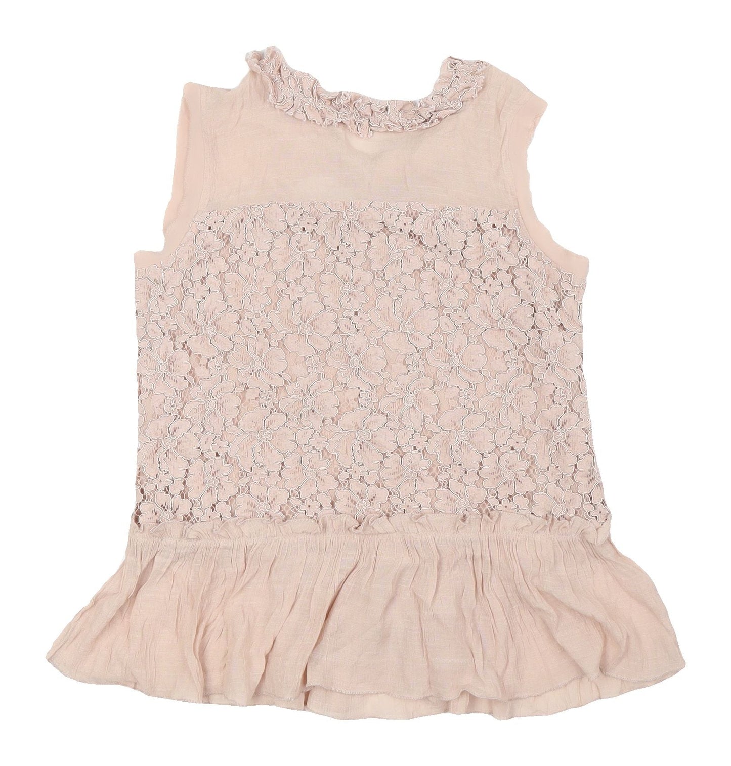 Womens UK Size XS Adiva Beige Camisole Blouse