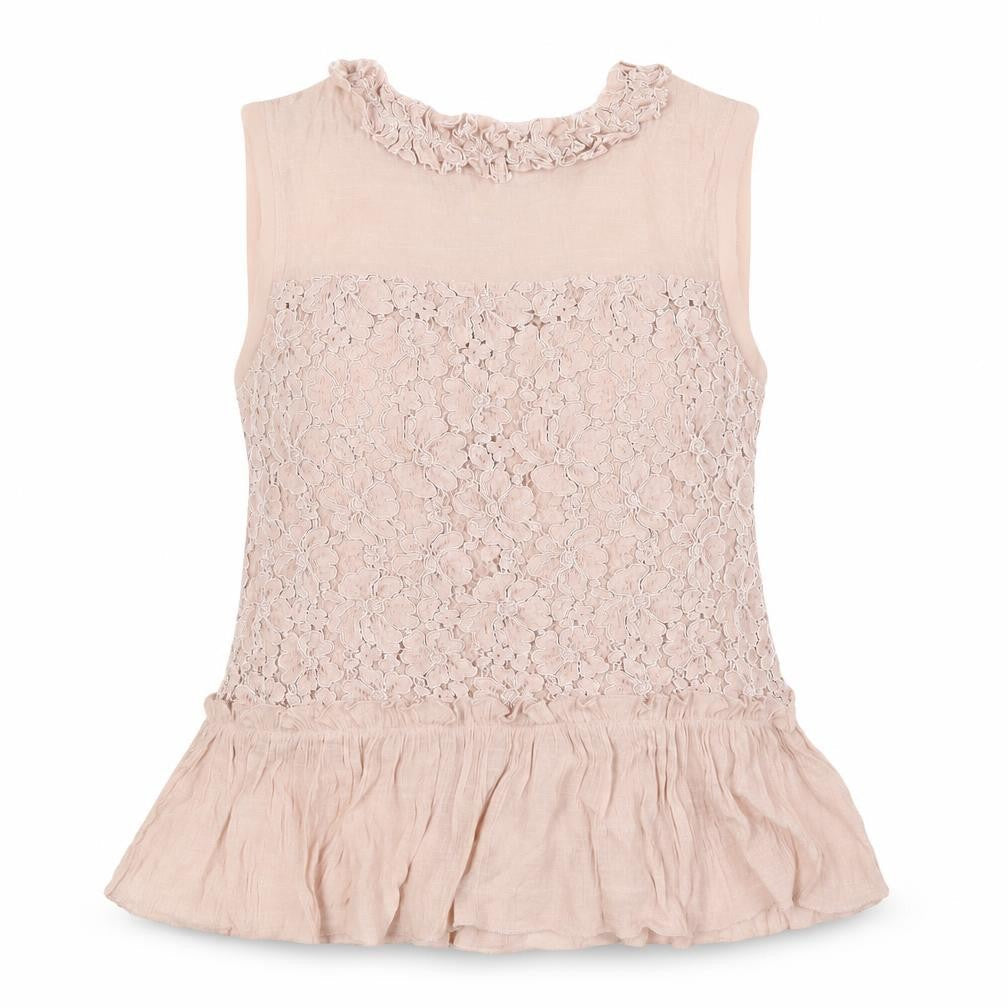 Womens UK Size XS Adiva Beige Camisole Blouse