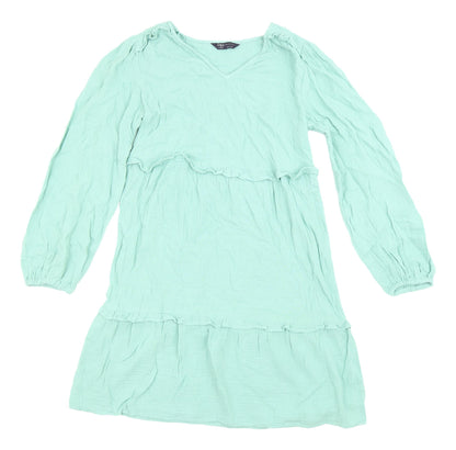 Marks and Spencer Women's Green Shift Dress Size 6