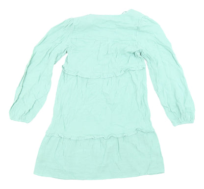 Marks and Spencer Women's Green Shift Dress Size 6