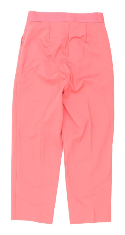 Womens UK Size 6 Marks and Spencer Classic Fit  Pink Trousers