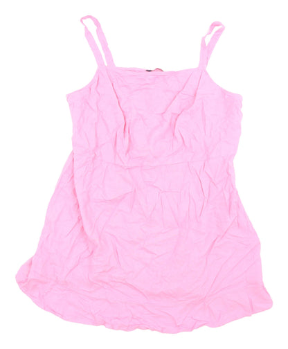 Marks and Spencer Women's Pink Sleeveless Dress Size 22
