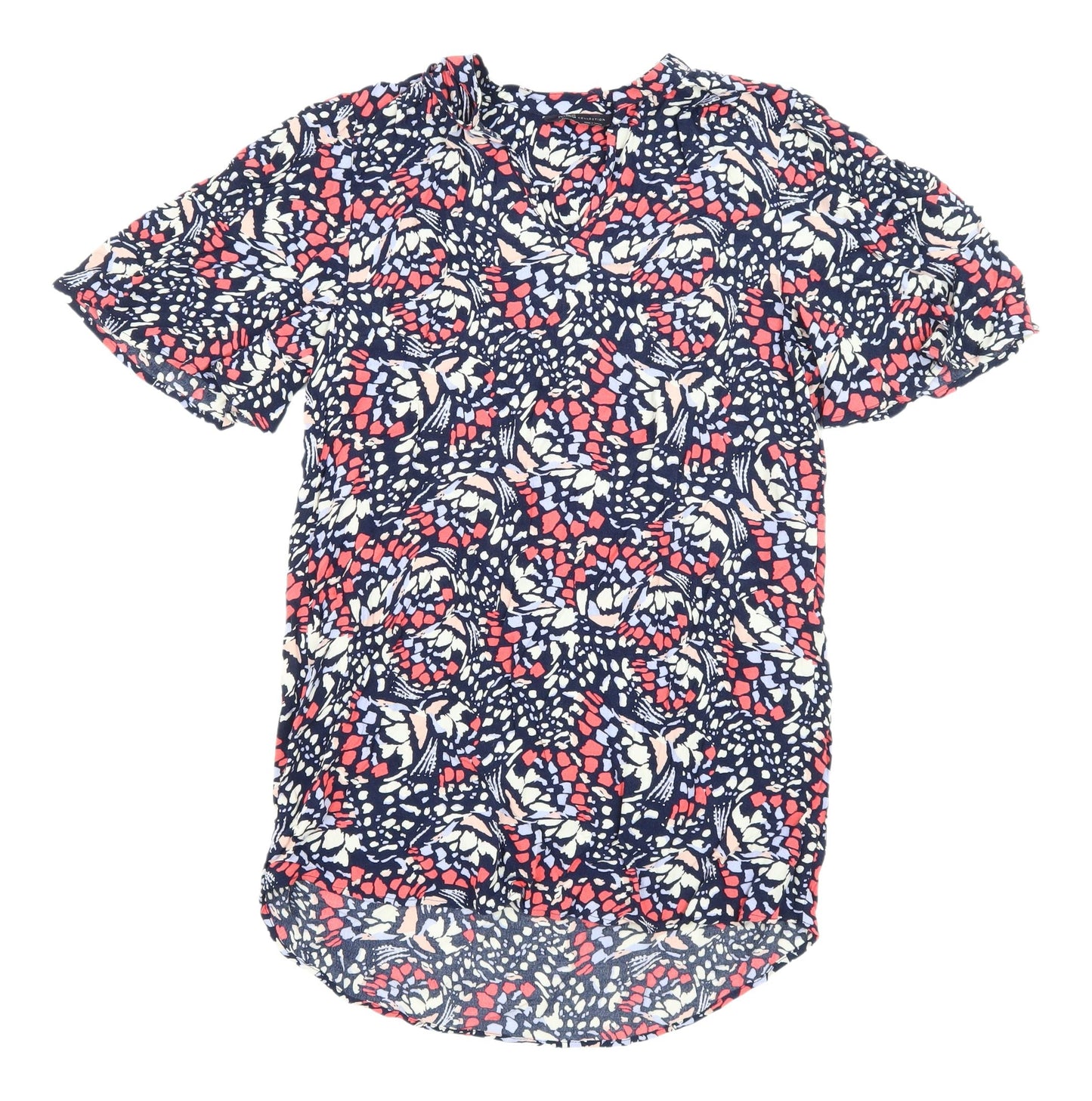 Womens UK Size 8 Marks and Spencer Multicoloured Basic T-Shirt