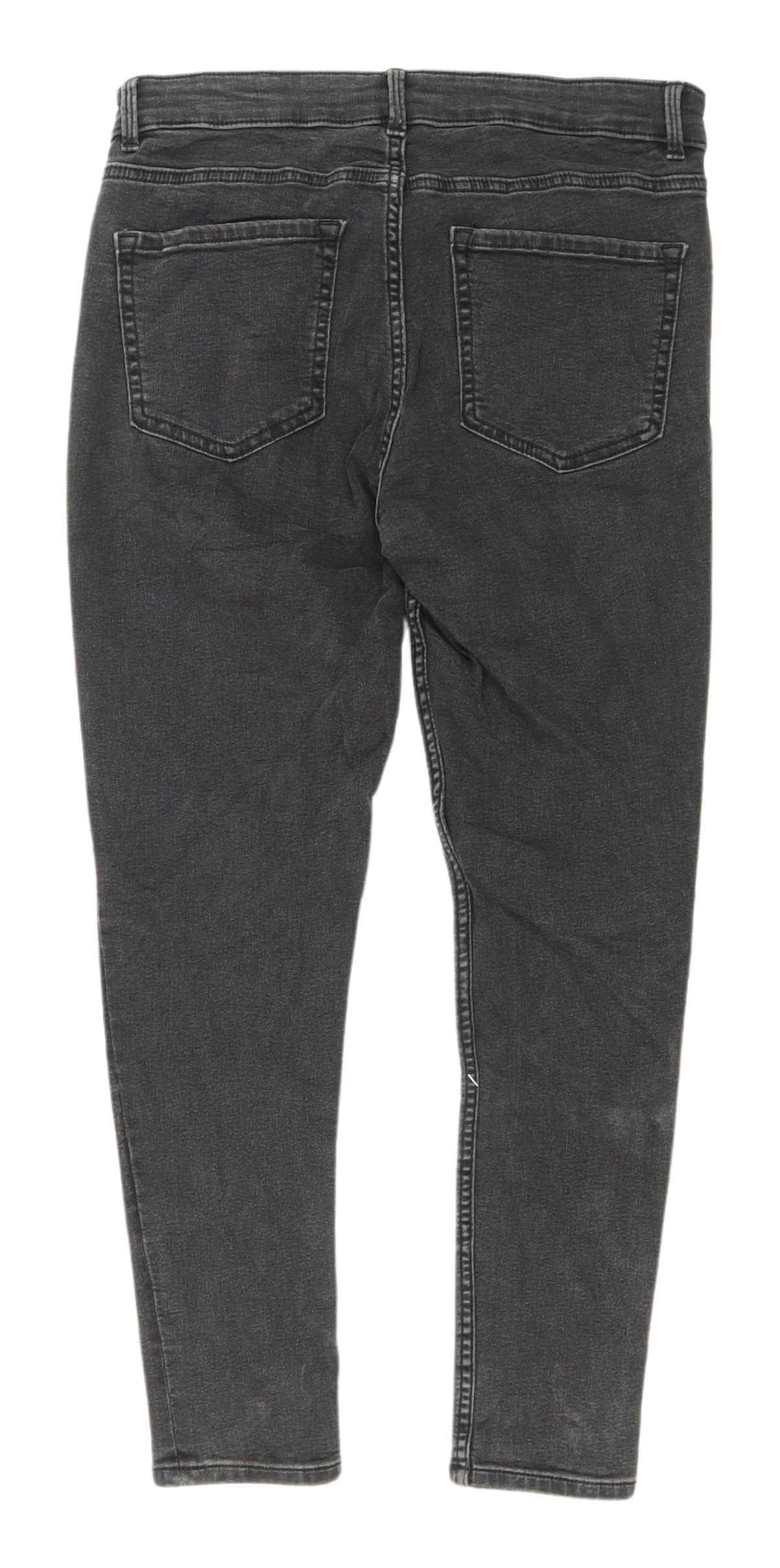Womens UK Size 12 Marks and Spencer Regular Fit Skinny Black Jeans