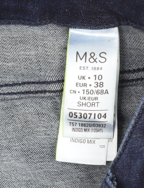 Womens UK Size 10 Marks and Spencer Slim Fit Skinny Blue Jeans
