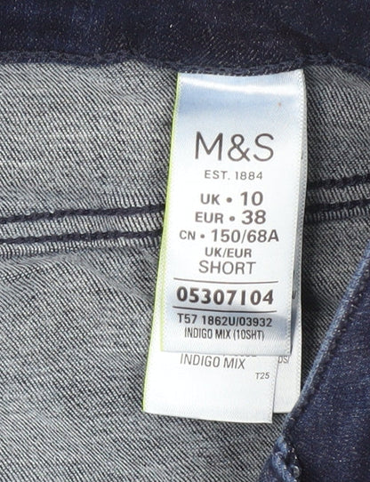 Womens UK Size 10 Marks and Spencer Slim Fit Skinny Blue Jeans