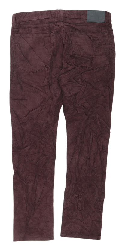 Marks and Spencer Men's Brown Corduroy Trousers 34"W 31"L