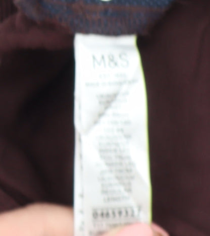 Marks and Spencer Men's Brown Corduroy Trousers 34"W 31"L