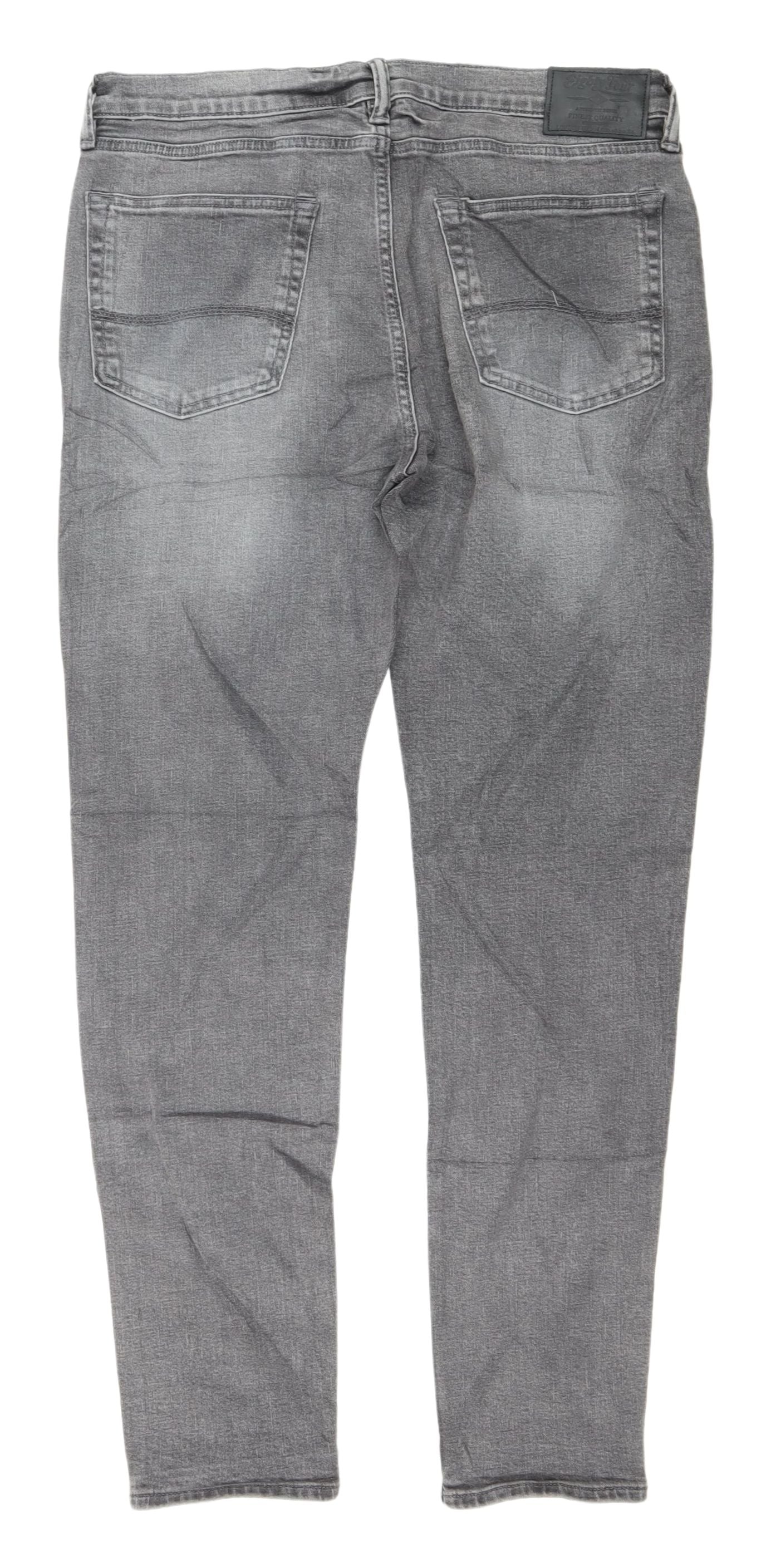 M&S Men's Grey Skinny Jeans - Size 34, Autumn Essential