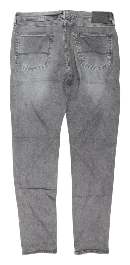 M&S Men's Grey Skinny Jeans - Size 34, Autumn Essential