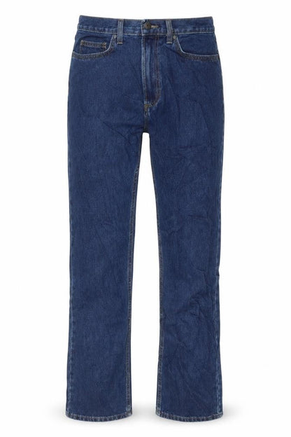 Mens UK Size 32 Marks and Spencer Regular Fit Straight Blue Jeans