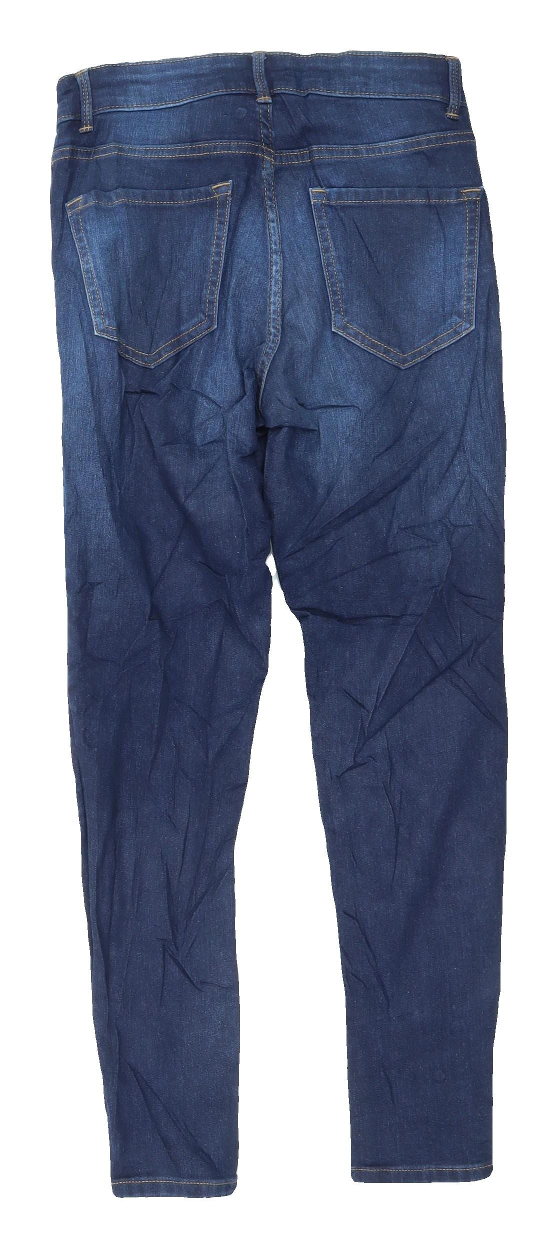 Womens UK Size 8 Marks and Spencer Slim Fit Skinny Blue Jeans