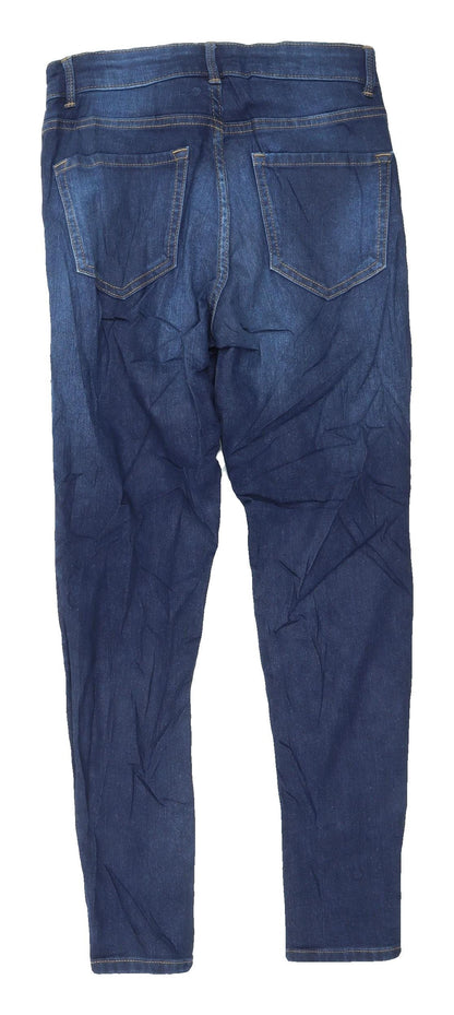 Womens UK Size 8 Marks and Spencer Slim Fit Skinny Blue Jeans