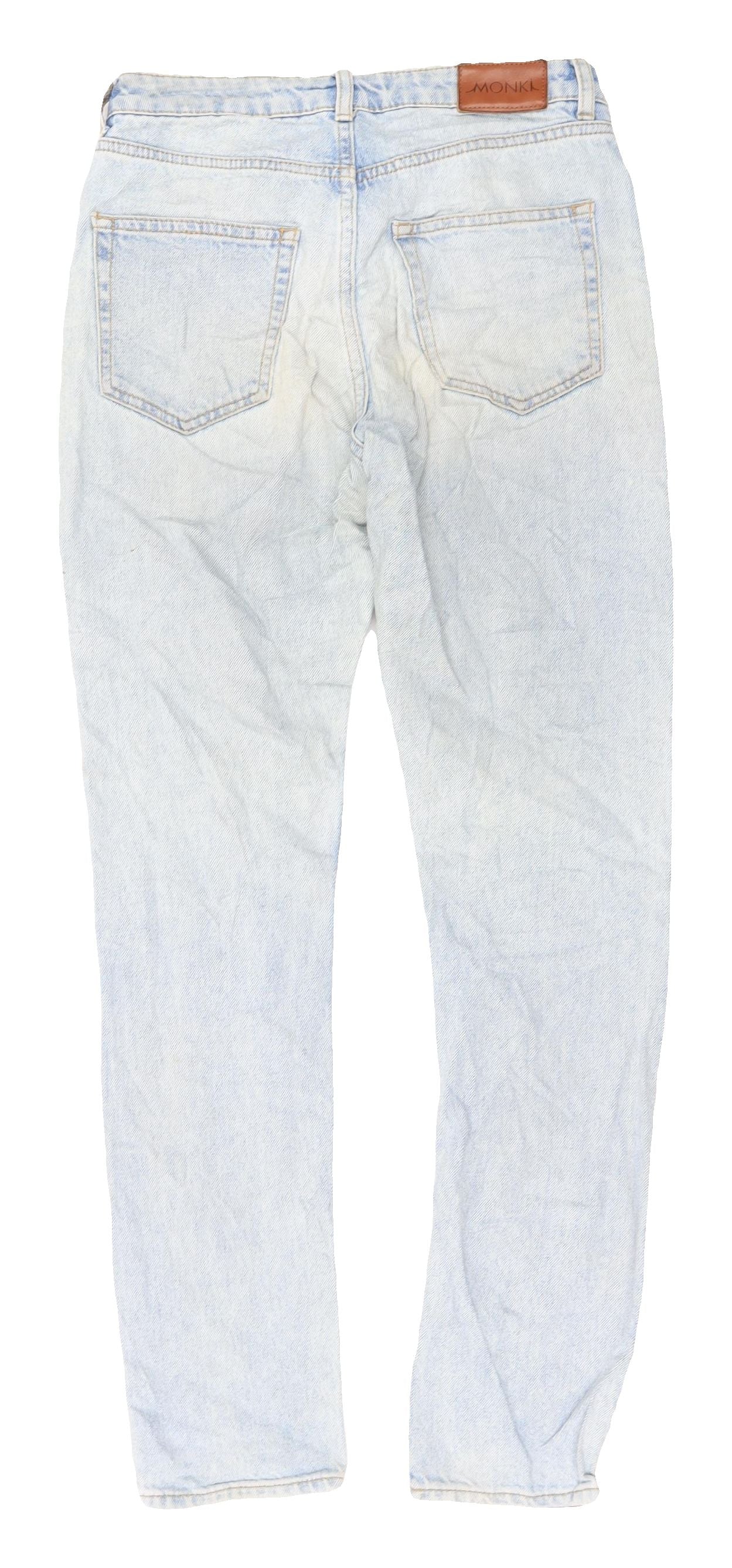 Monki Women's Blue Straight Leg Jeans Size 26