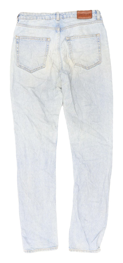 Monki Women's Blue Straight Leg Jeans Size 26