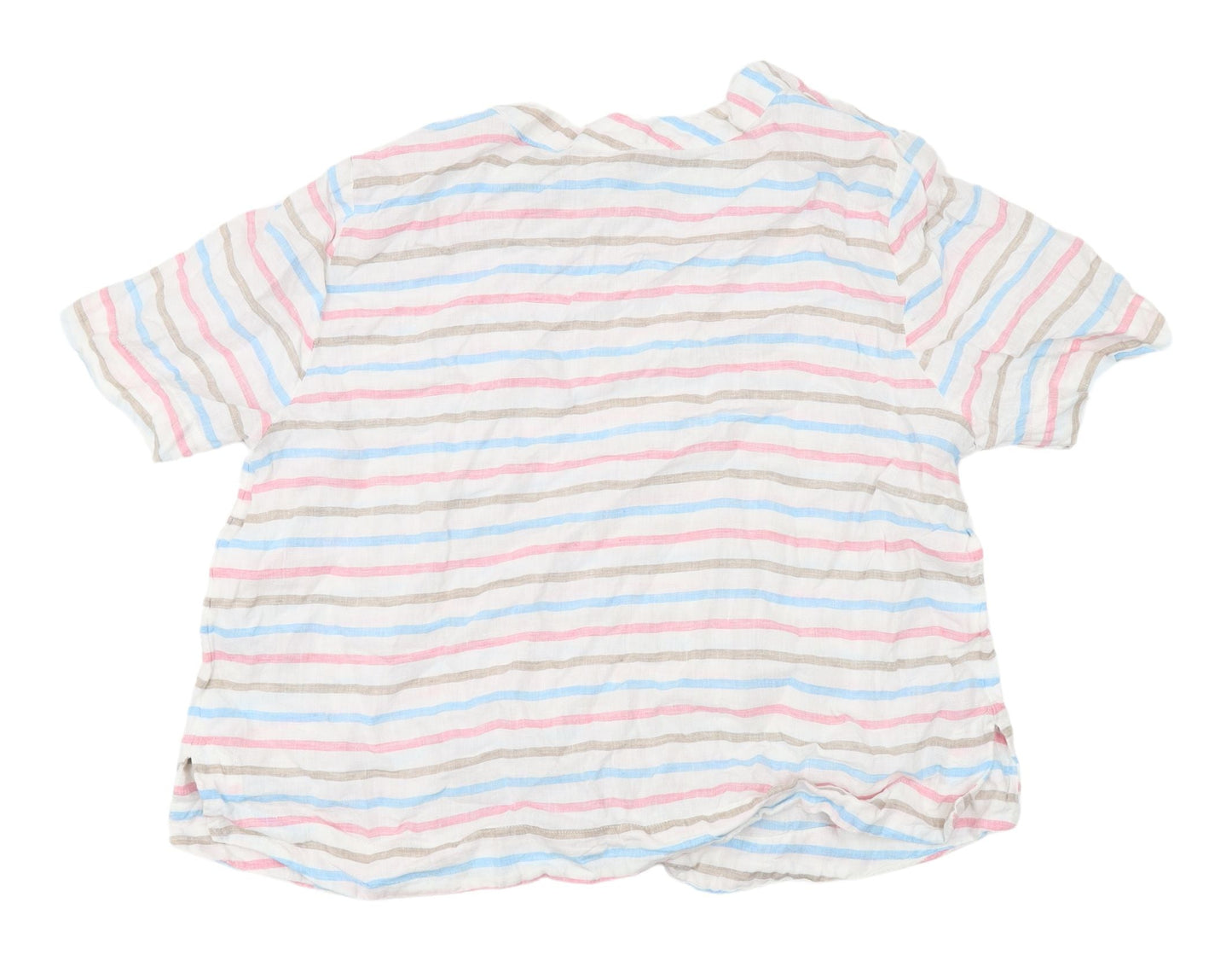 Womens UK Size 16 Marks and Spencer Multicoloured Basic T-Shirt