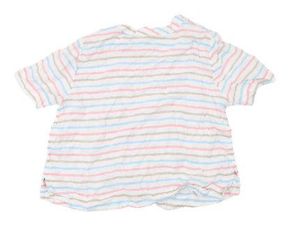 Womens UK Size 16 Marks and Spencer Multicoloured Basic T-Shirt
