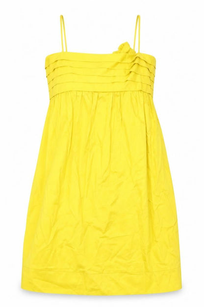 French Connection Yellow A-Line Dress Size 12 Women