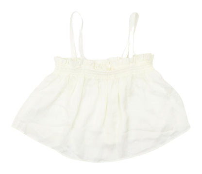 Womens UK Size M MNG White Camisole Tank
