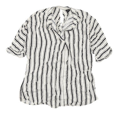 Womens UK Size 18 River Island Multicoloured Basic Blouse