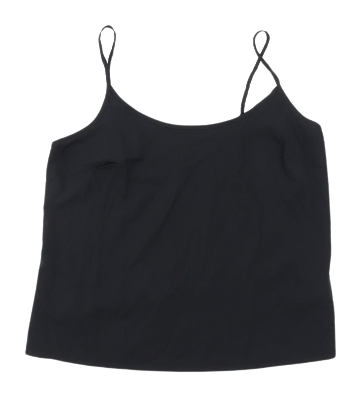 Womens UK Size 12 Marks and Spencer Black Camisole Tank