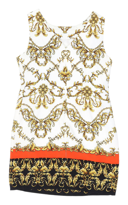 Dorothy Perkins Women's Multicoloured Shift Dress, Size 12