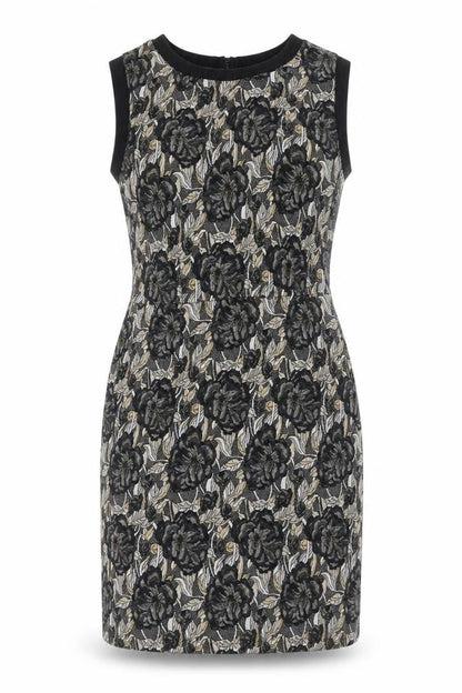 Next Women's Black Floral Sheath Dress, Size 10, Short, Casual