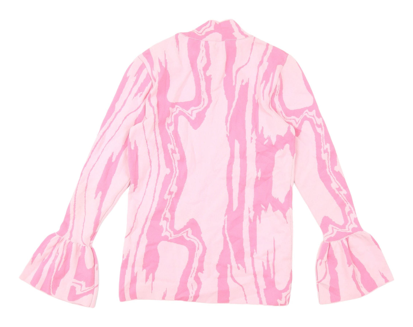 Womens UK Size 8 River Island Pink Jersey Blouse