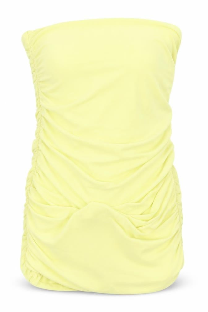 Womens UK Size 12 Oh Polly Yellow  Tank