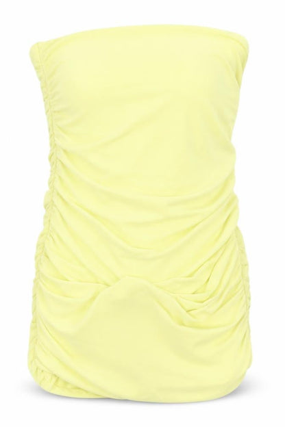Womens UK Size 12 Oh Polly Yellow  Tank