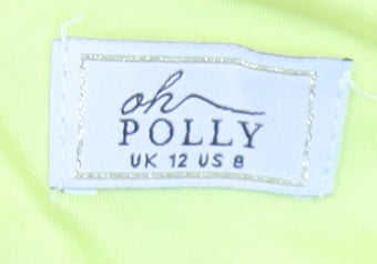 Womens UK Size 12 Oh Polly Yellow  Tank