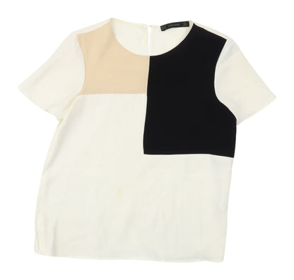 Womens UK Size XS Zara Multicoloured Basic Blouse