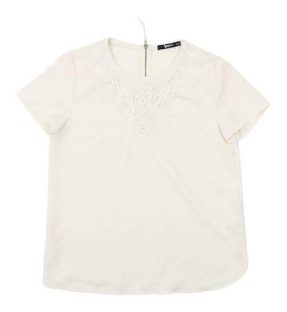 Womens UK Size 8 Oasis Ivory  Blouse