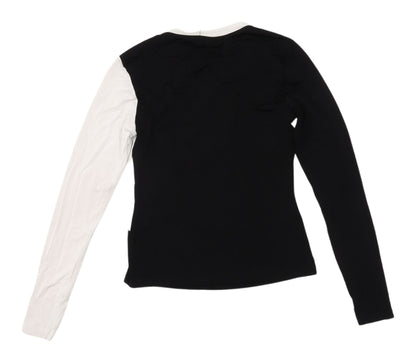 Womens UK Size XS MNG Black  T-Shirt