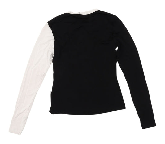 Womens UK Size XS MNG Black  T-Shirt