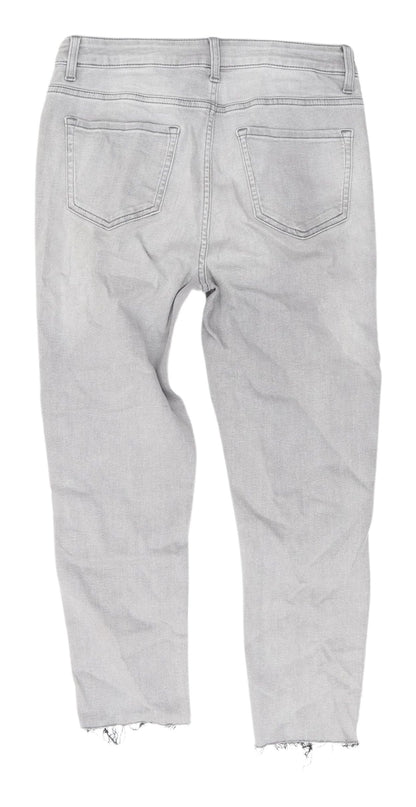 Womens UK Size 10 Marks and Spencer Regular Fit Straight Grey Jeans