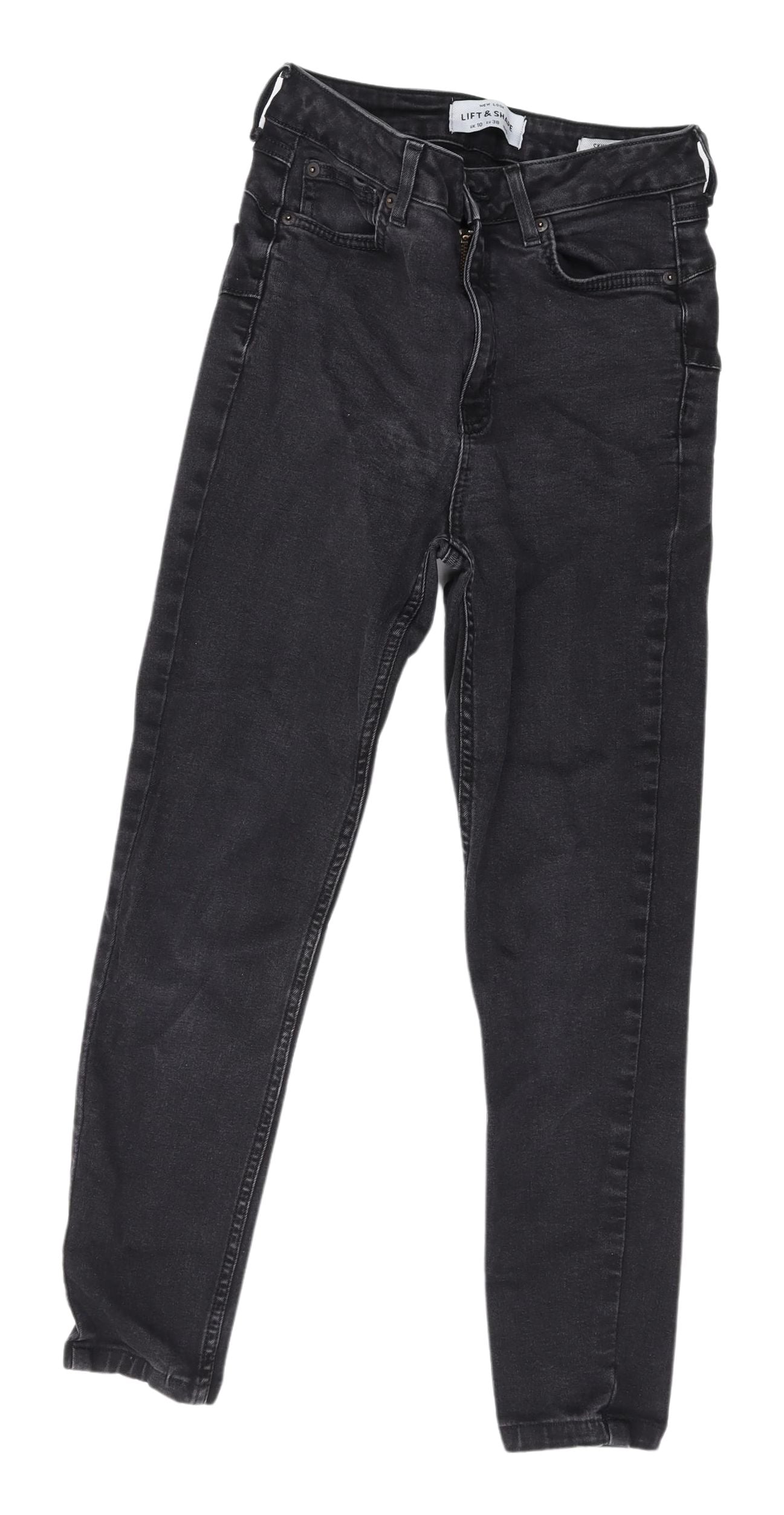 New Look Women's Black Skinny Jeans, Size 10