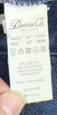 Denim Co. Blue Straight Jeans - Size M