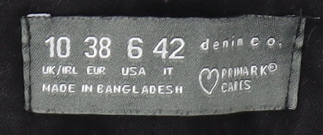 Primark Women's Black Skinny Jeans - Size 10
