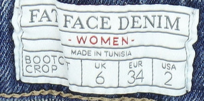 Fat Face Women's Blue Bootcut Denim Jeans Size 6