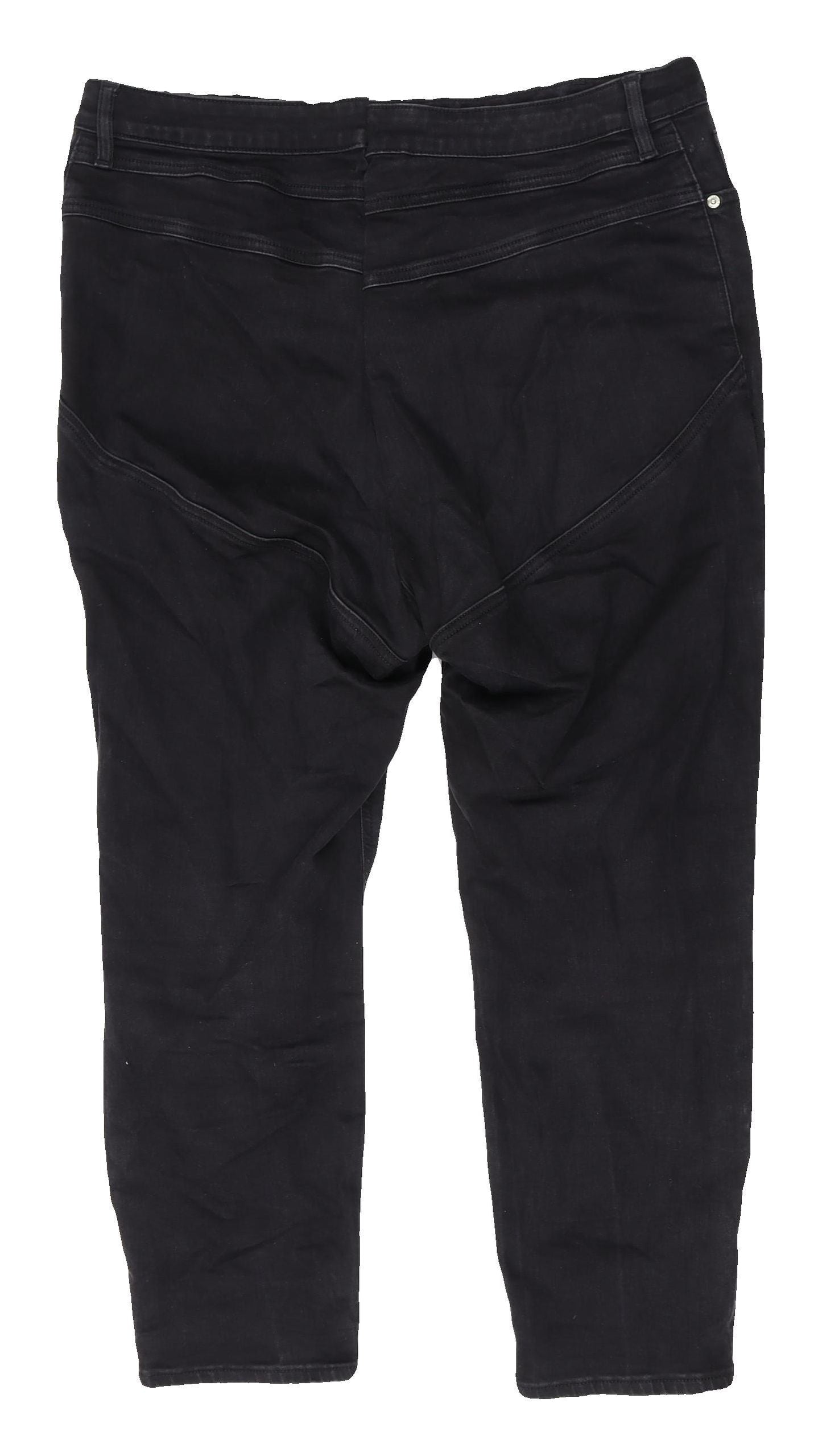 Womens UK Size 20 ASOS Design Regular Fit  Black Jeans