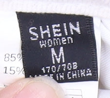 Shein Women's Green Zebra Print Straight Jeans