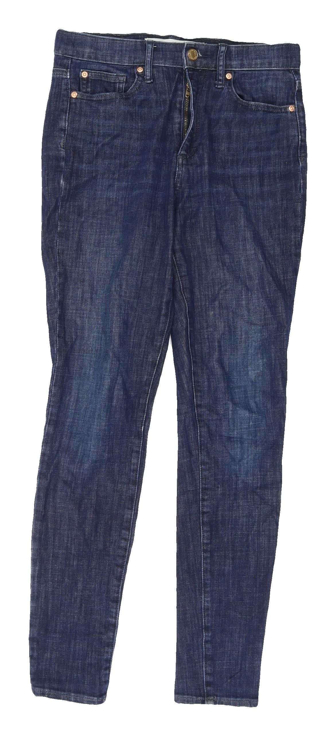 Gap Women's Blue Skinny High-Rise Jeans Size 26