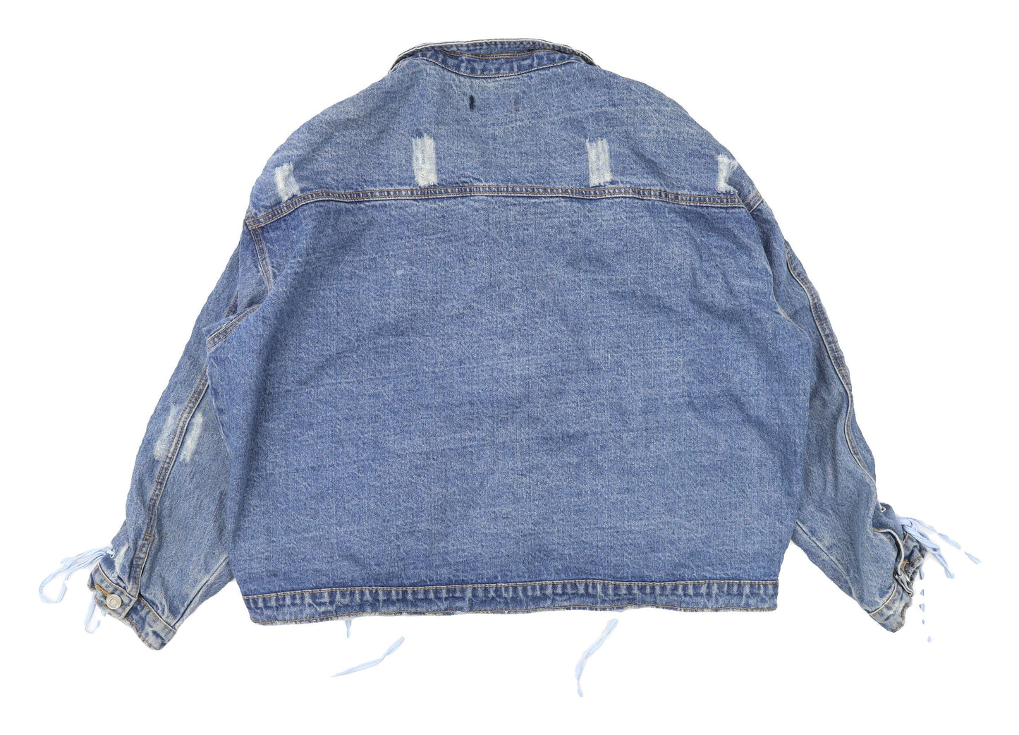 Womens UK Size 10 Missguided Blue Basic Jacket
